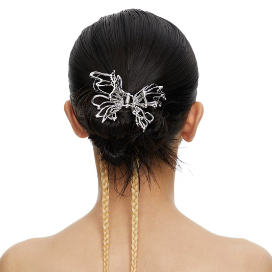 Liquefied Metal Butterfly Hair Claw Clip (LARGE)