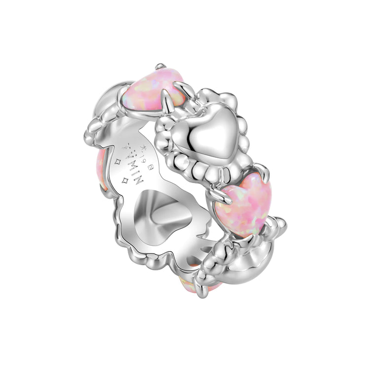 Tasty / Opal Heart Shape Ring