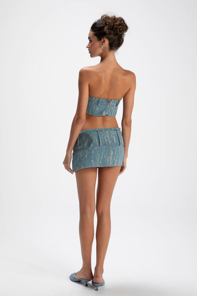 Claire Denim Mini Skirt