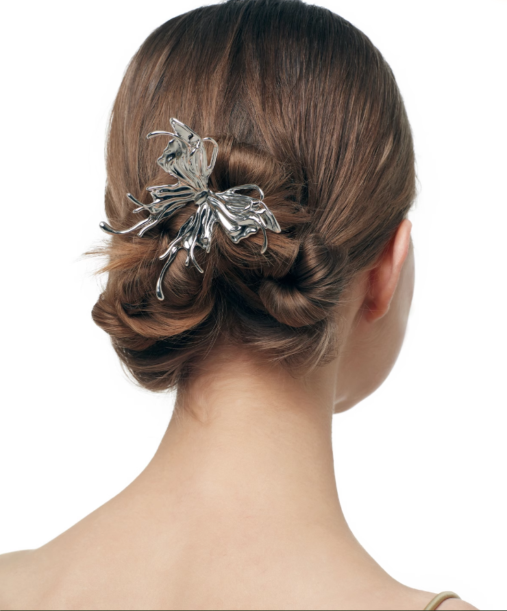 Liquefied Butterfly Hair Clip