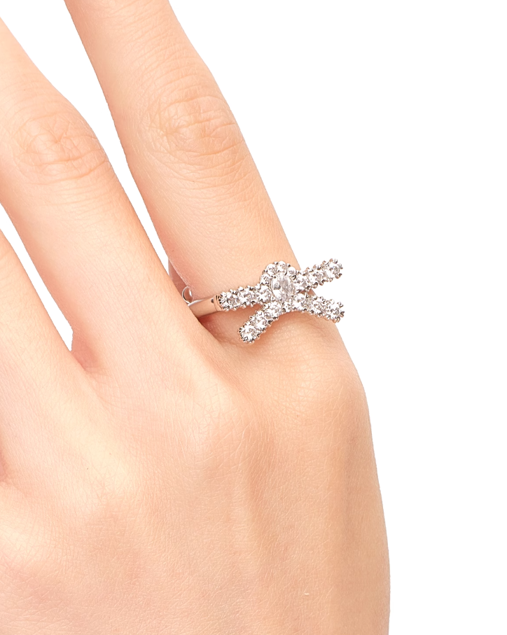 Minilist Butterfly Knot Ring