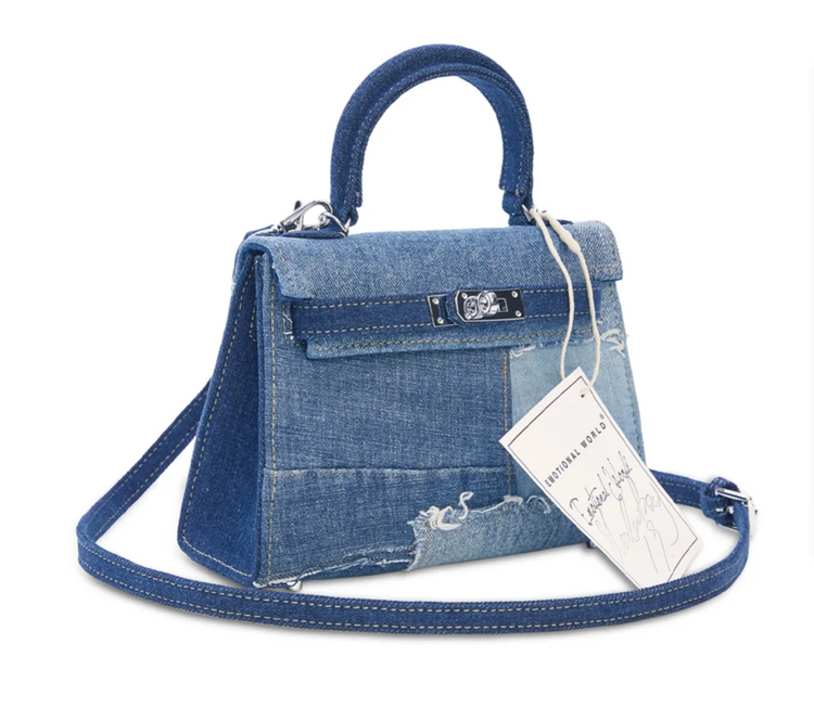 Vintage Shoulder Bag 19 (Denim)