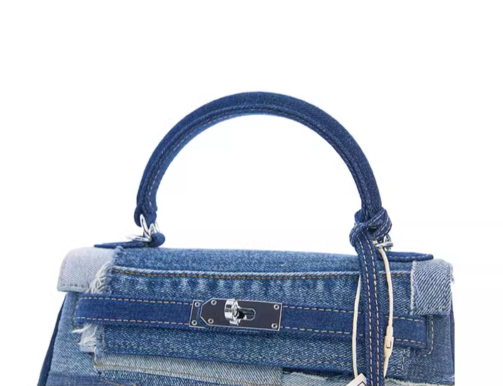 Vintage Shoulder Bag 25 (Denim)