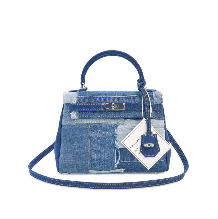 Vintage Shoulder Bag 25 (Denim)