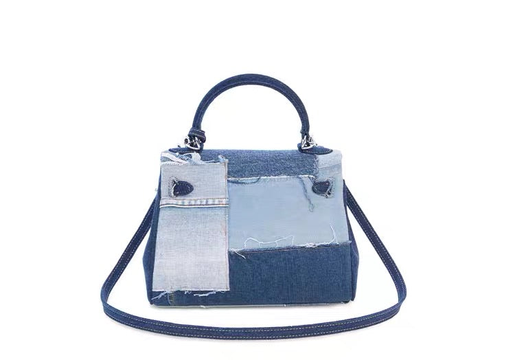 Vintage Shoulder Bag 25 (Denim)