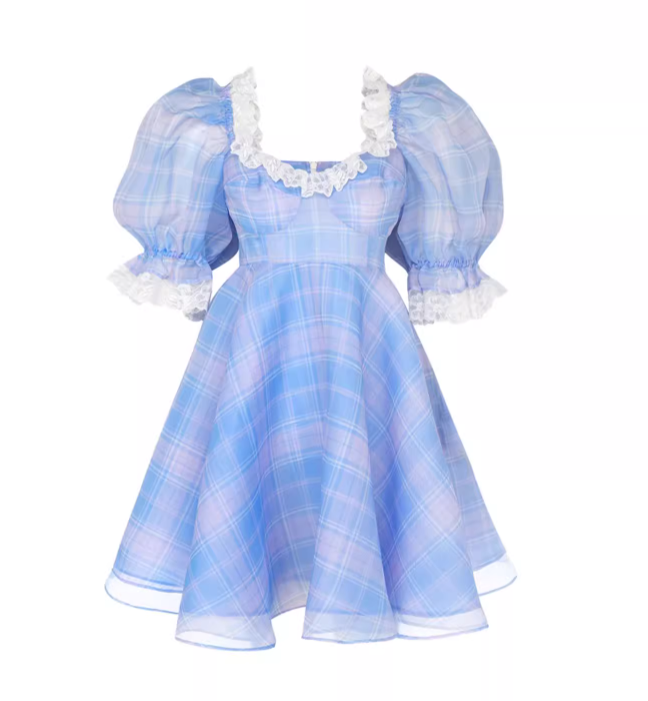 The Cindy Plaid Parliament Dress