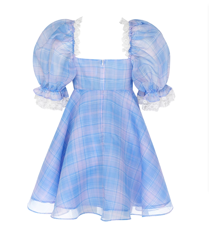 The Cindy Plaid Parliament Dress