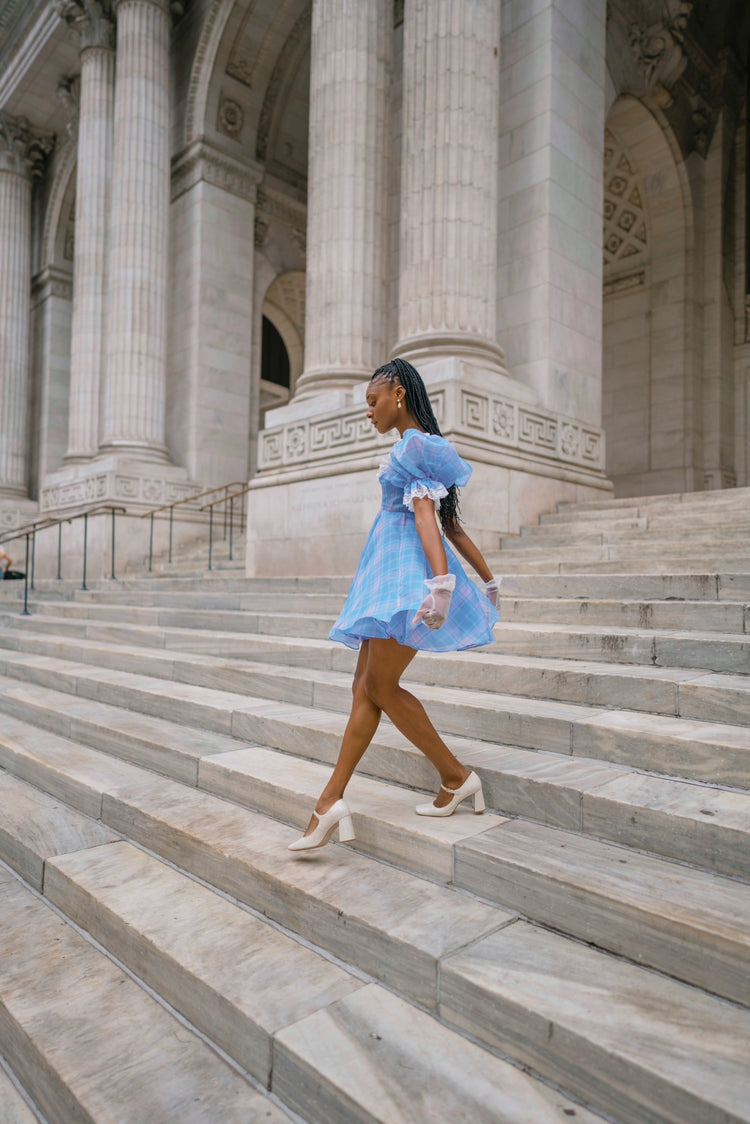 The Cindy Plaid Parliament Dress