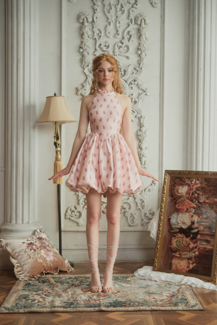 Rabbit Maze Pink Dress