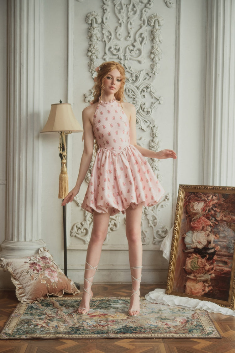 Rabbit Maze Pink Dress