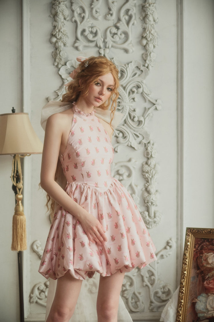 Rabbit Maze Pink Dress