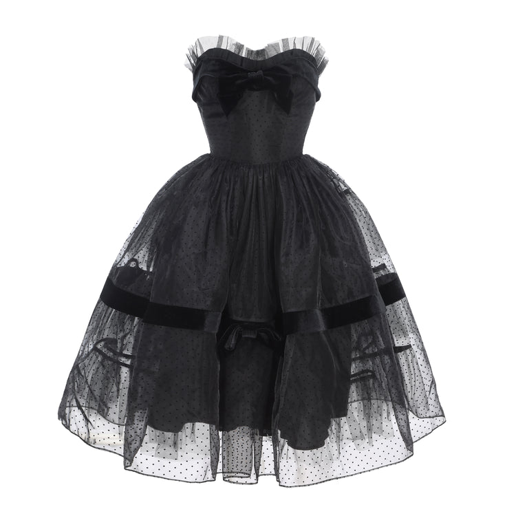 Twilight Black Tiered Dress