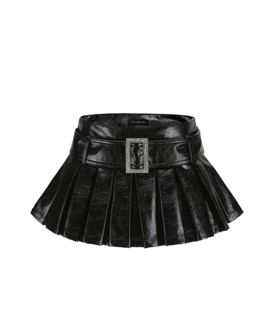 Teresa Leather Mini Skirt