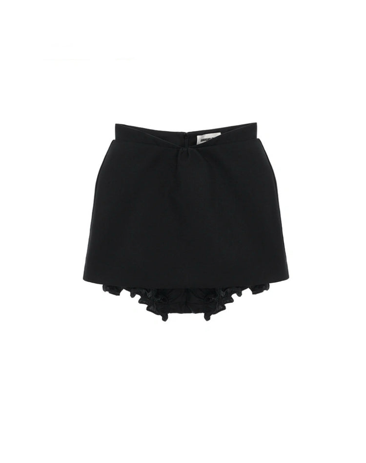 Double-layered Mini Skirt