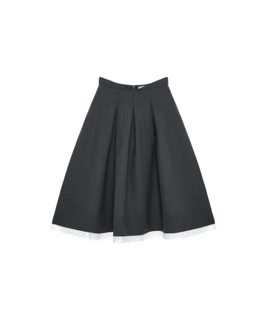 Pleated Midi Skirt