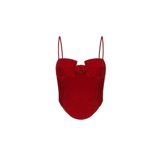 Burgundy Velvet Camisole