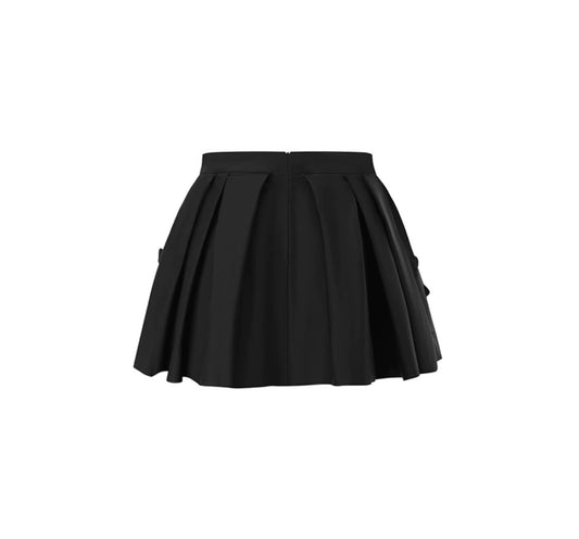 Heart Polka Dot Ultra-short Skirt Pants