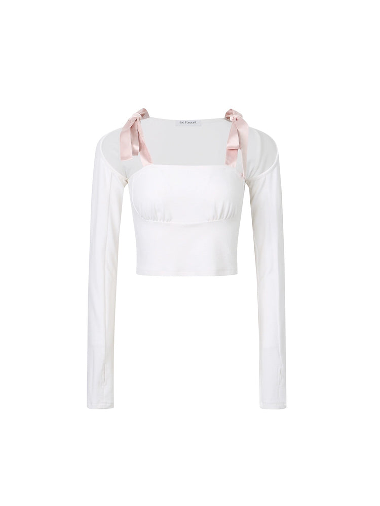 Ballet-style Off-shoulder Top