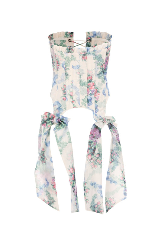 Tria Rose Print Corset