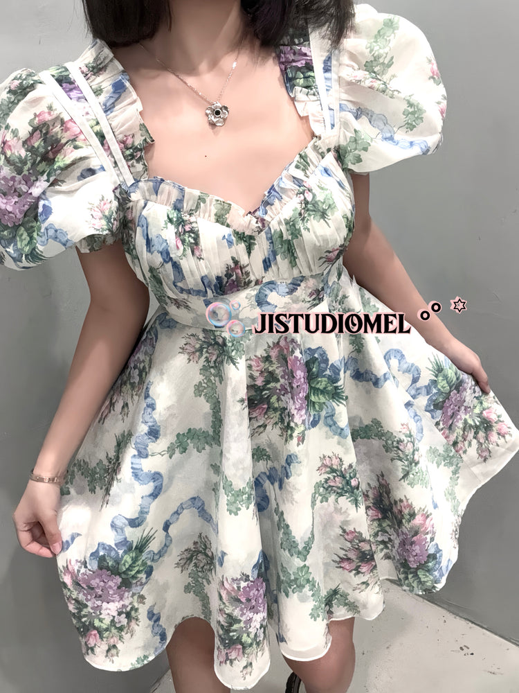 Tria Rose Print Dress