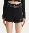 Low-Rise Lamb Wool Shorts