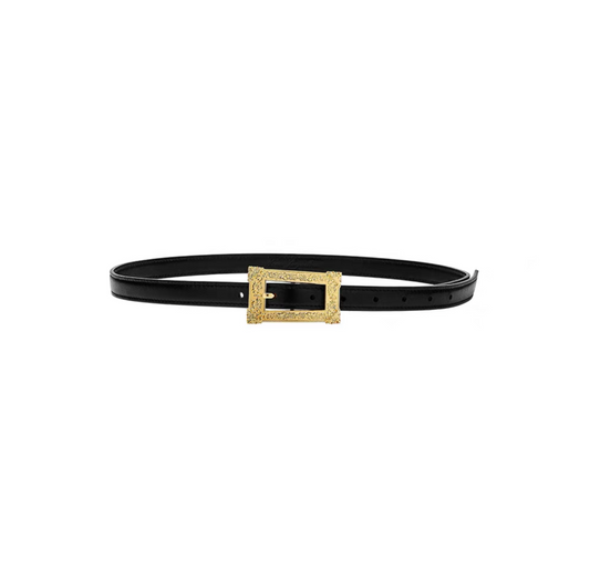 Metal Frame Slim Belt