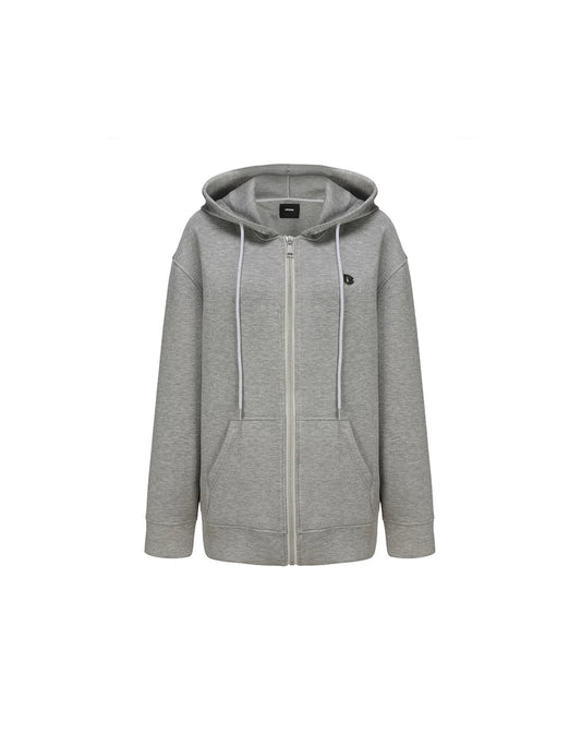 Air Layer Hooded Sweatshirt Jacket