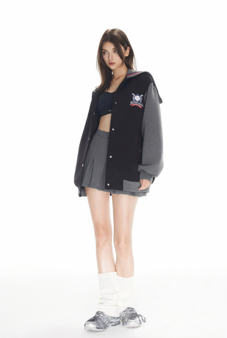 Air Layer Baseball Jacket