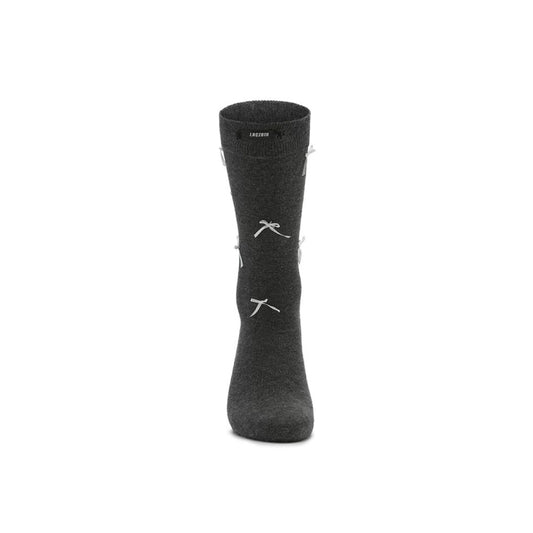Mid-Calf Ballet-Style Bow Socks