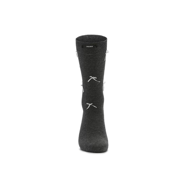 Mid-Calf Ballet-Style Bow Socks