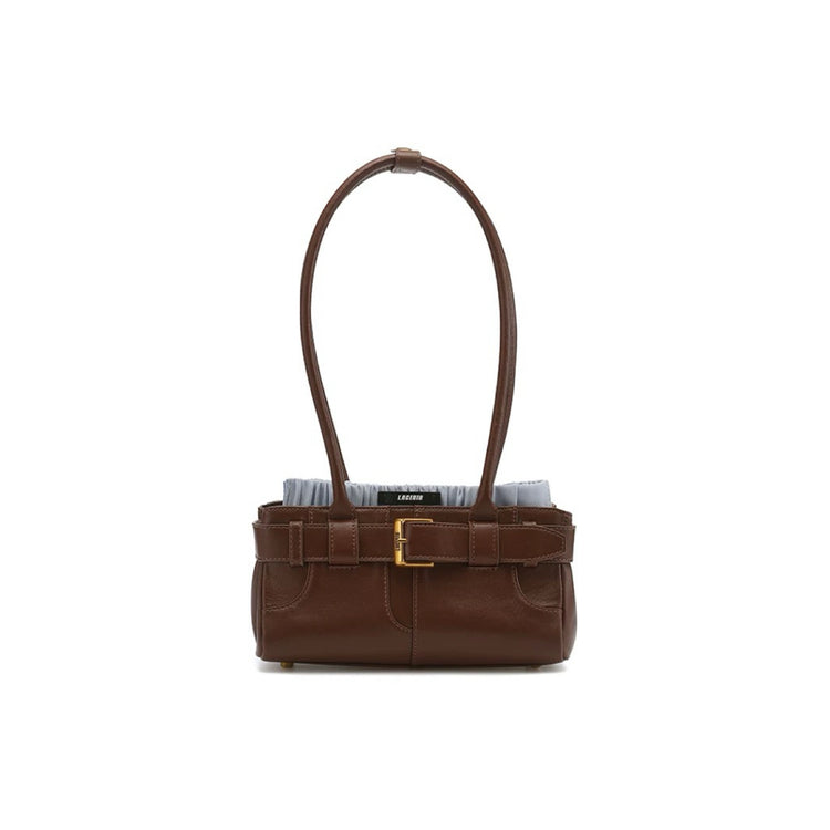 Double-Waistband Belt Shoulder Bag