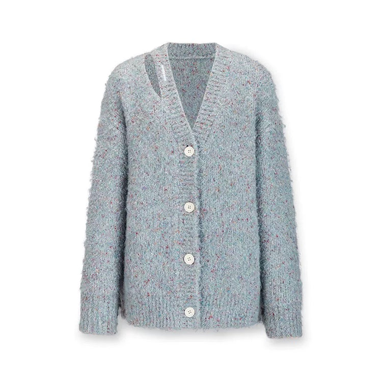 Woven Ocean Wave - Starry Hollow Cardigan