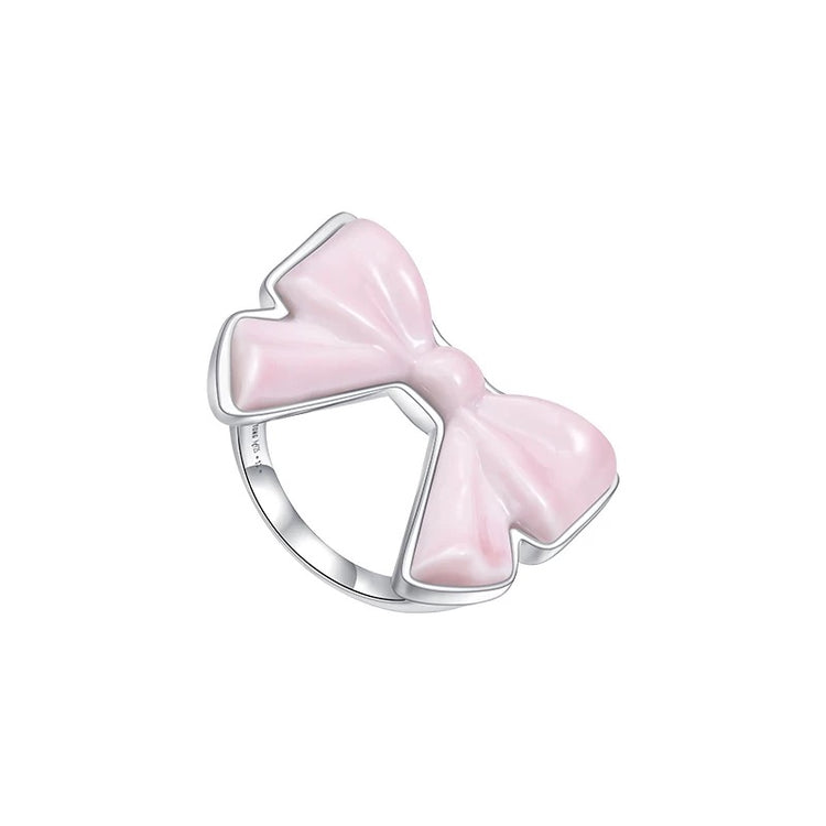 Ceramics Bowknot Ring