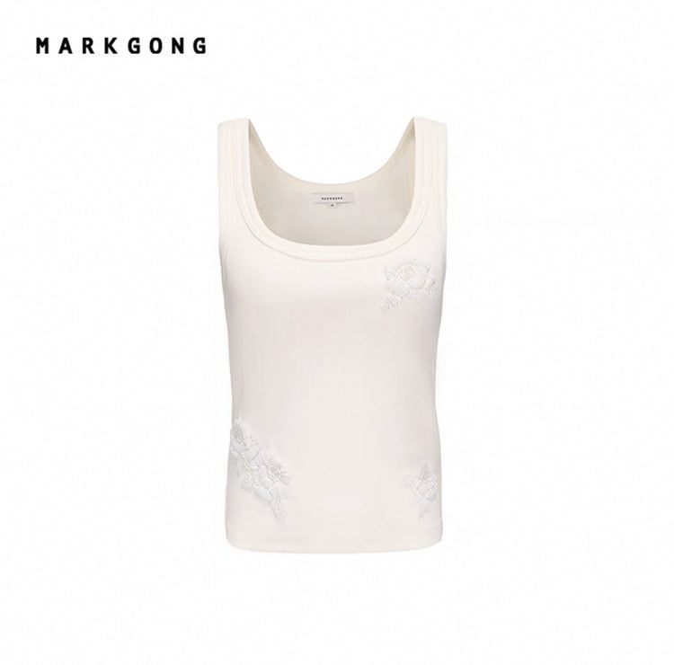 Ribbed Beaded Vest
