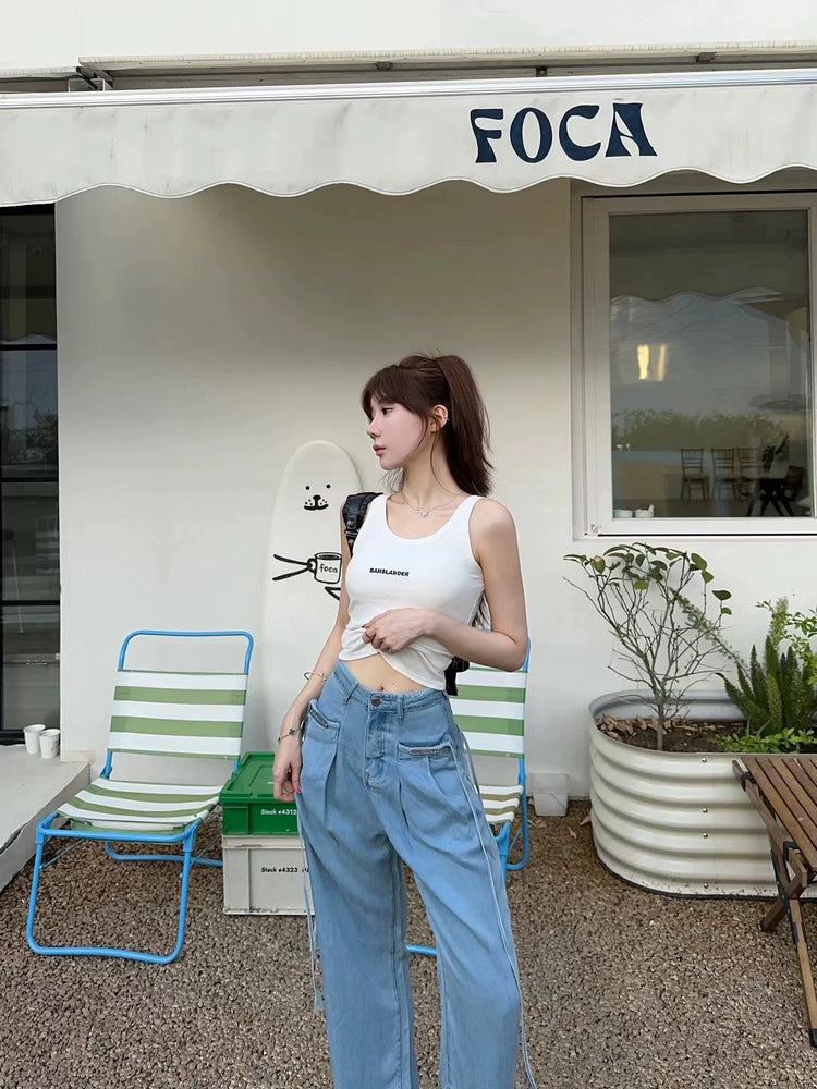 Letter Embroidery Camisole