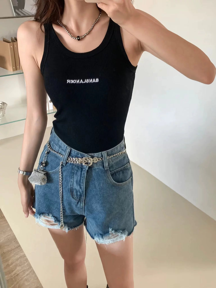 Letter Embroidery Camisole