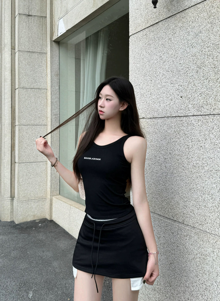 Letter Embroidery Camisole