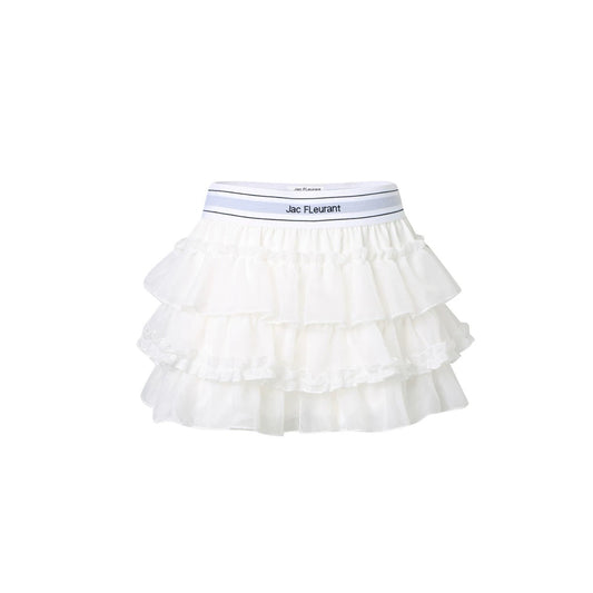 Balletcore Elastic Woven Cake Skirt