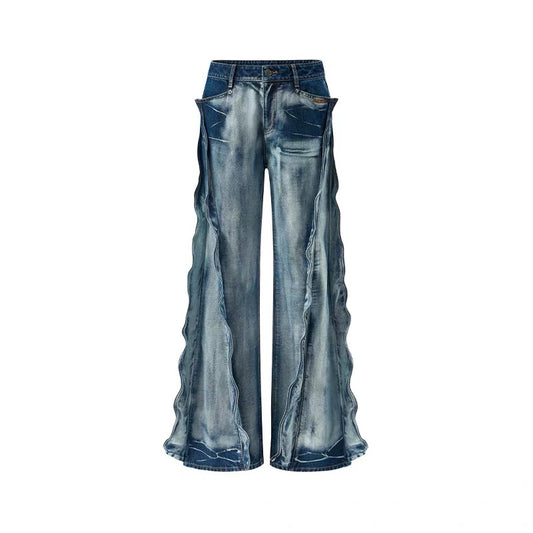 +5cm Volcano Straight-Leg Jeans