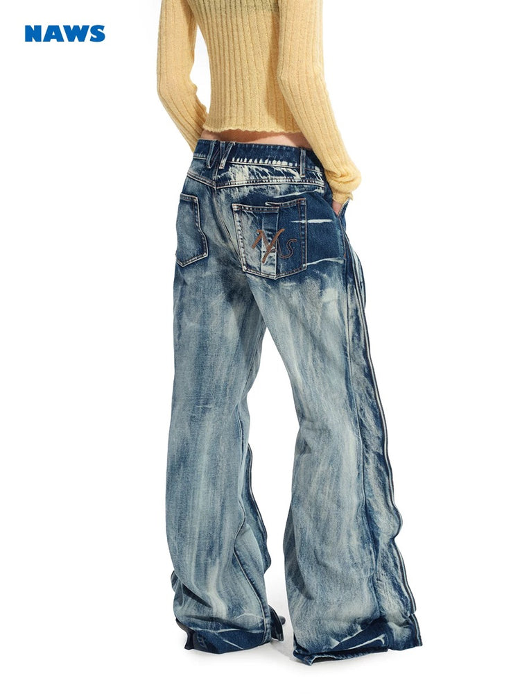 +5cm Volcano Straight-Leg Jeans