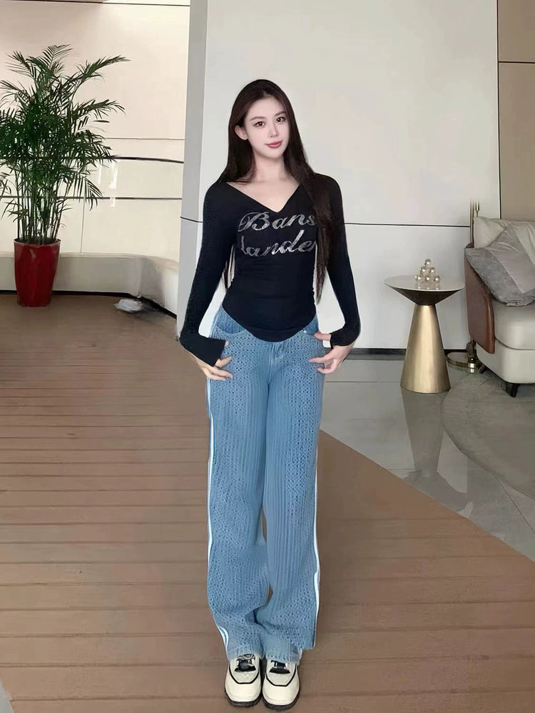 Rhinestone Logo Top