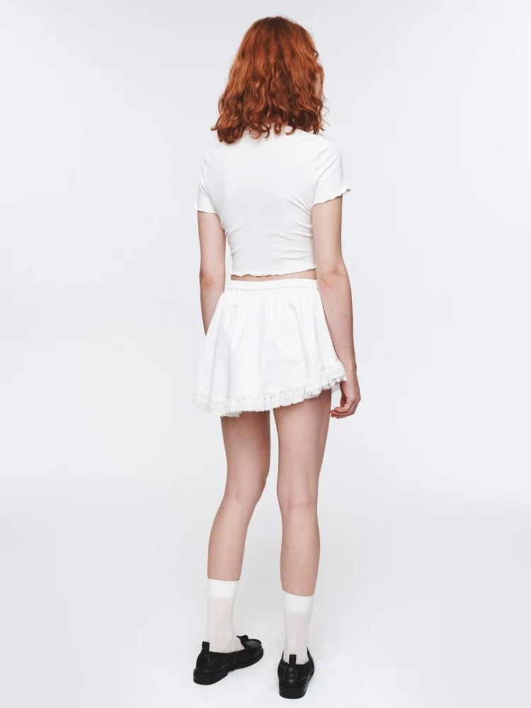 Apple Bow Print Tee