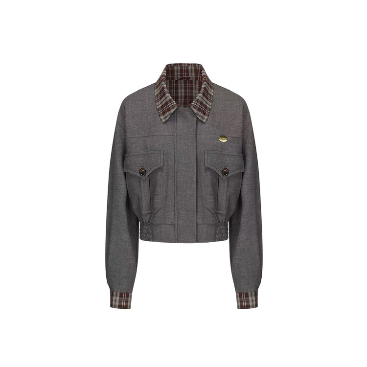 Classic Wool College-Style Jacket