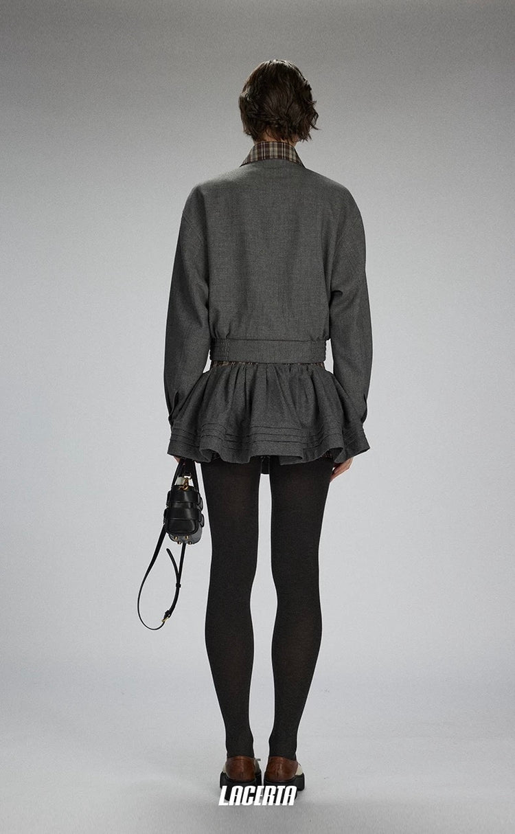 Classic Wool College-Style Jacket