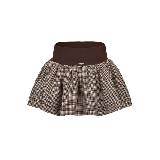 Cookie Welsh Plaid Classic Puff Skirt