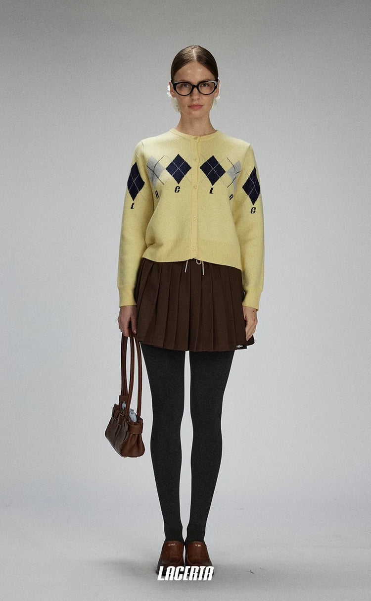 Casual Drawstring Pleated Skirt