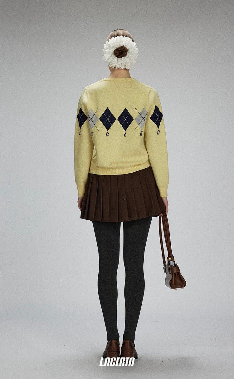 Casual Drawstring Pleated Skirt
