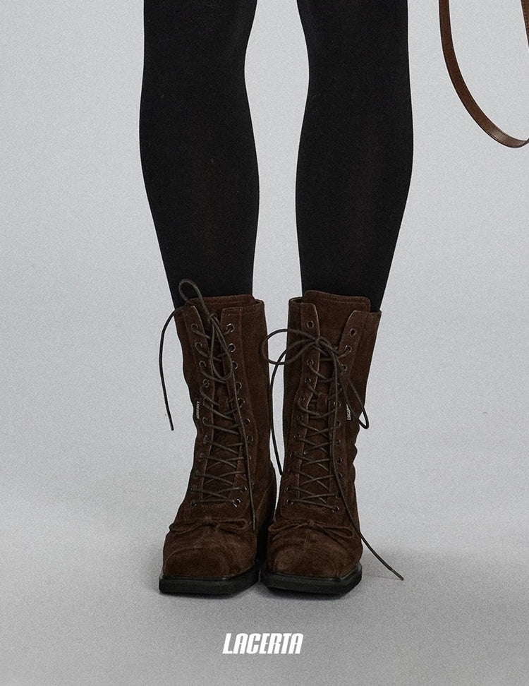 Ballet-Inspired Deconstructed Boxing Boots