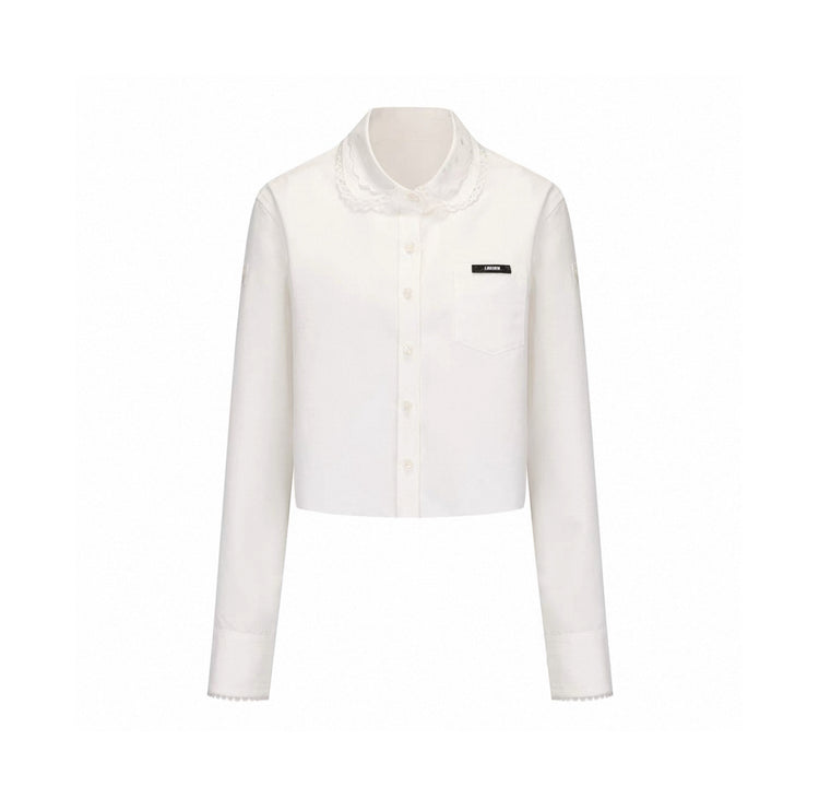 Lace Double-Collar Shirt
