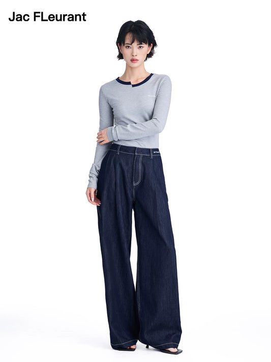 Raw Wash Denim Trousers
